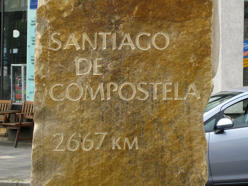 The camino to Santiago de Compostella