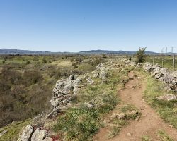 Ravine. To Saint Privat-d’Allier. Via Podiensis. France. Ravine. To Saint Privat-d’Allier. Via Podiensis. France.