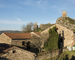 The village of Rochegude. The village of Rochegude.