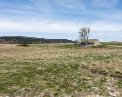 Abandoned house. To Saint-Alban-sur-Limagnole. Via Podiensis. France. Abandoned house. To Saint-Alban-sur-Limagnole. Via Podiensis. France.