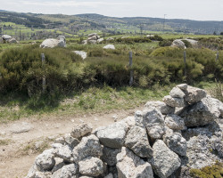 Small and big heap of stones. Small and big heap of stones.