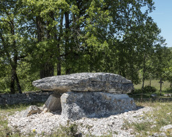 A dolmen. A dolmen.