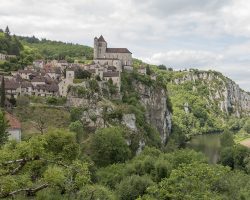 Saint-Cirq-Lapopie. To Pasturat. France. Saint-Cirq-Lapopie. To Pasturat. France.