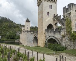 Pont Valentré. Cahors. France. Pont Valentré. Cahors. France.