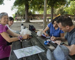 Anick, Françoise, "Mary Poppins" (aka Hala, she has a magic bag, there is certainly a turbo in it) and Jacques. Anick, Françoise, "Mary Poppins" (aka Hala, she has a magic bag, there is certainly a turbo in it) and Jacques.