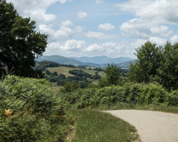 Behind the mountains, Spain. Behind the mountains, Spain.
