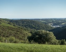 I have seen the Atlantic in the distance for two days. To Irùn. France. I have seen the Atlantic in the distance for two days. To Irùn. France.