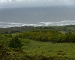 The ocean. To San Sebastian. CAmino del Norte. Spain. The ocean. To San Sebastian. CAmino del Norte. Spain.