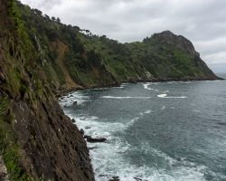 The coast. To San Sebastian. CAmino del Norte. Spain. The coast. To San Sebastian. CAmino del Norte. Spain.