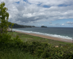 Nobody on the beach. Nobody on the beach.