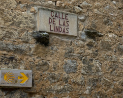 I'll start from here on a couple of months with Linda! Santillana del Mar. Camino. del Norte. Spain.