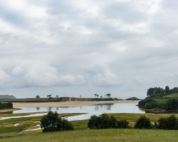 Oyambre Natural Park. To San Vicente de la Barquera. Camino del Norte. Spain. Oyambre Natural Park. To San Vicente de la Barquera. Camino del Norte. Spain.