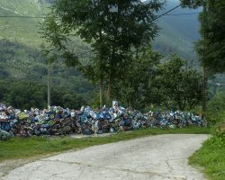 Somebody was inspired. To Ribadesella. Camino del Norte. Spain. Somebody was inspired. To Ribadesella. Camino del Norte. Spain.