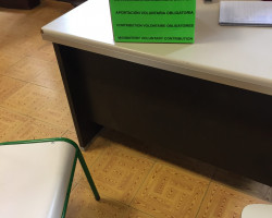 Somebody missunderstod something here. mandatory voluntary contribution