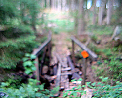 Should you dare go on this bridge? To Påbohus. Sweden.