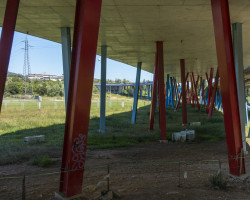 Under a bridge near Oviedo Under a bridge