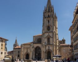Oviedo - the cathedral. Camino Primitivo. Oviedo. Camino Primitivo.